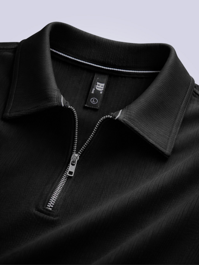 Mens Black Polo t-shirt