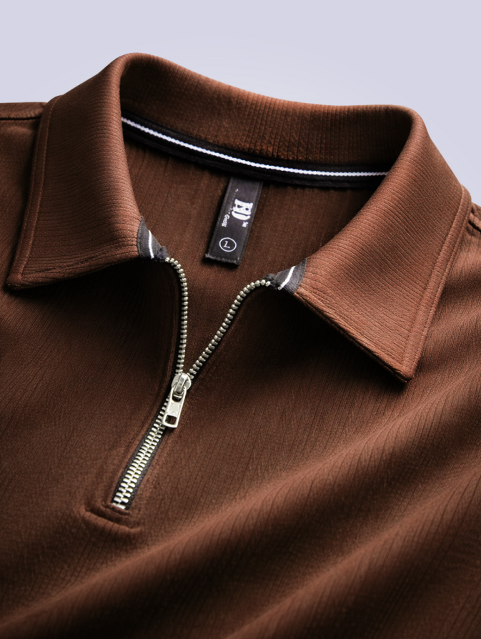 Mens Brown Polo t-shirt