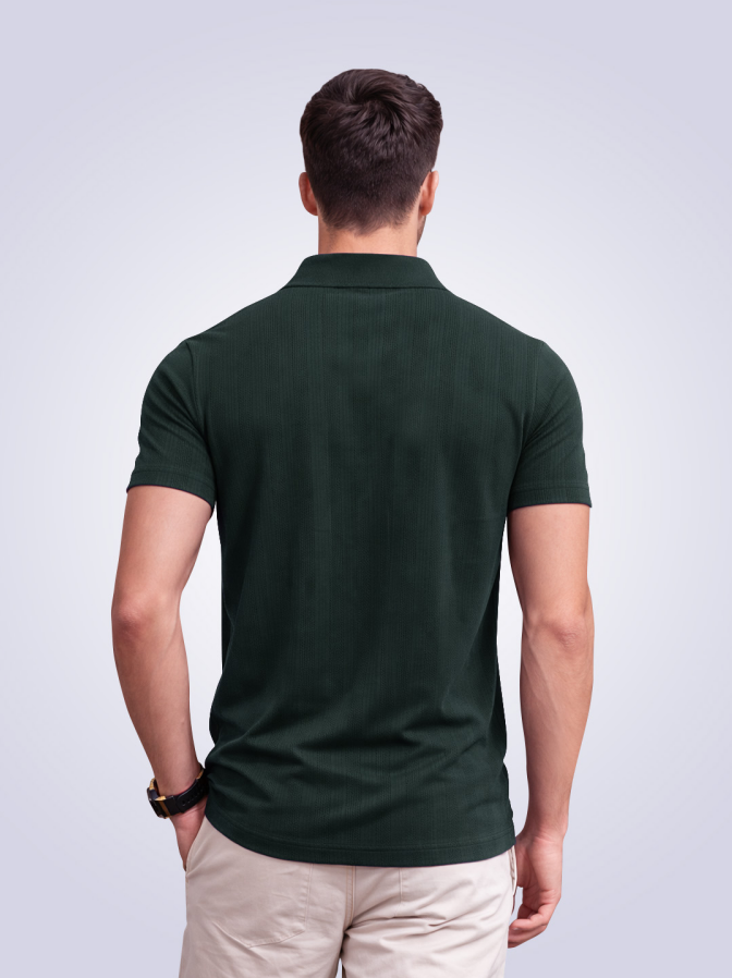 Mens Olive Polo t-shirt