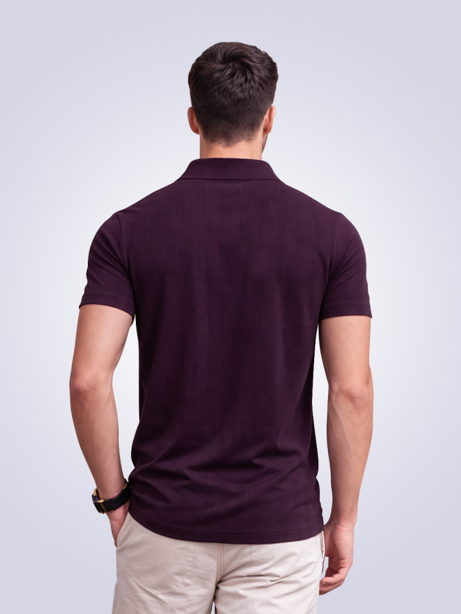 Mens Wine Polo t-shirt